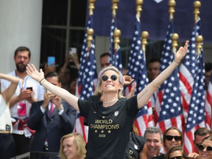 The U.S. Women's National Soccer Team Victory Parade and City Hall Ceremony