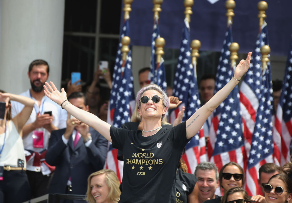 The U.S. Women's National Soccer Team Victory Parade and City Hall Ceremony