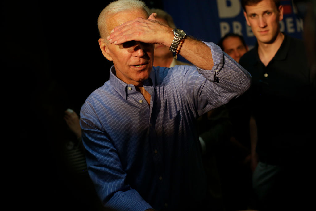 Joe Biden On The Campaing Trail In Marshalltown, Iowa