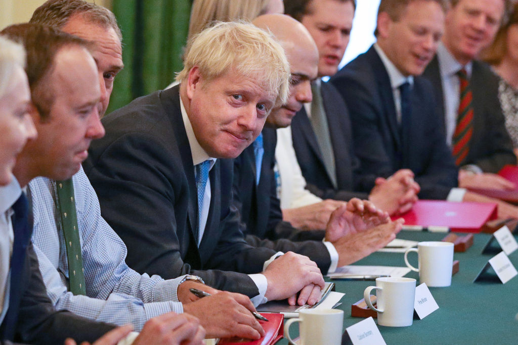 Prime Minister Boris Johnson Meets With His New Cabinet