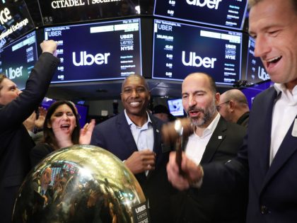 Uber Begins First Day Of Trading At New York Stock Exchange