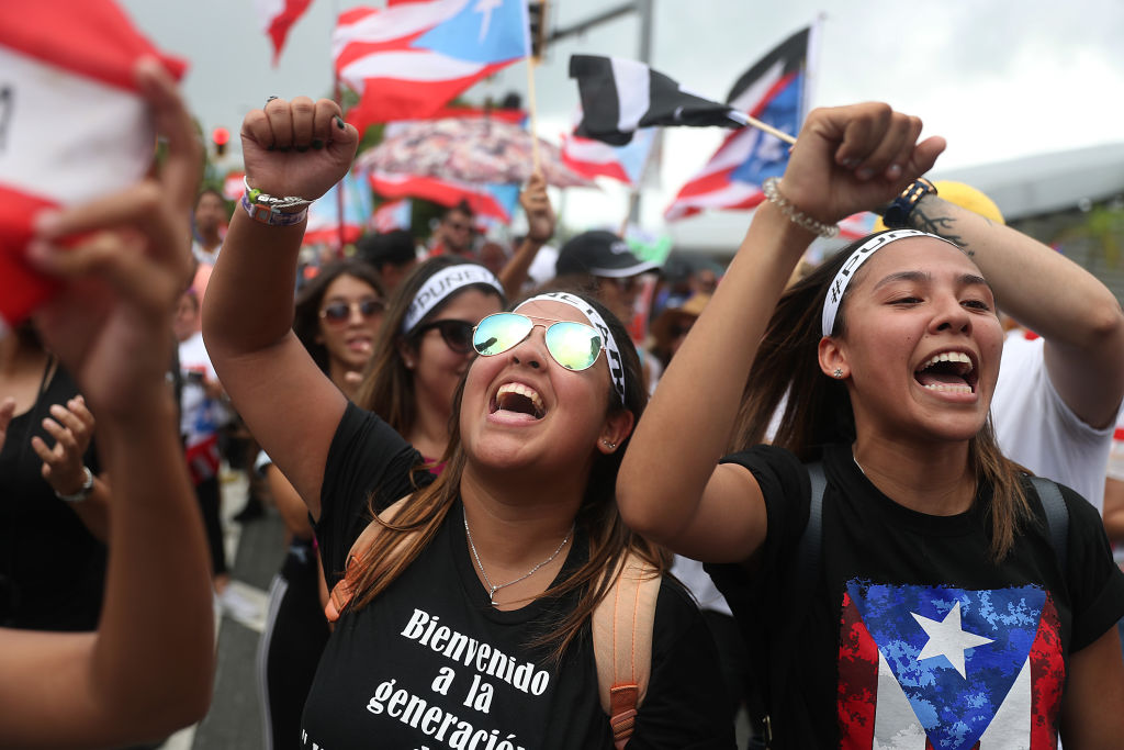 Puerto Ricans Celebrate The Resignation Of Puerto Rico Gov. Ricardo Rossello, After Days Of Large Protests