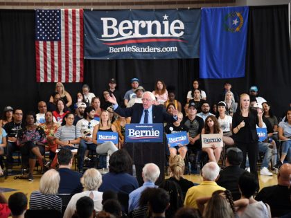 Bernie Sanders Holds Town Hall At North Las Vegas High School