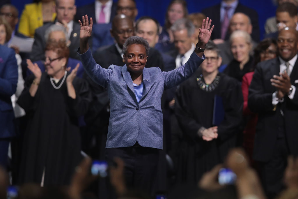 Lori Lightfoot Is Sworn In As Chicago's First Female African American Mayor