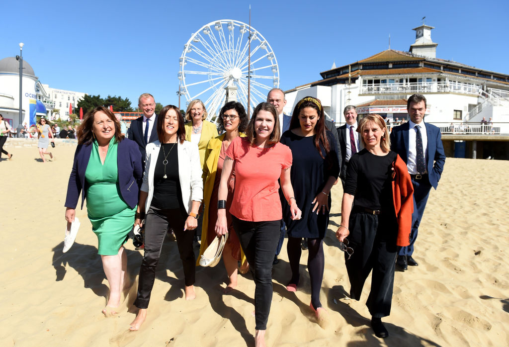 Jo Swinson Delivers Her First Leader's Speech To Liberal Democrat Conference