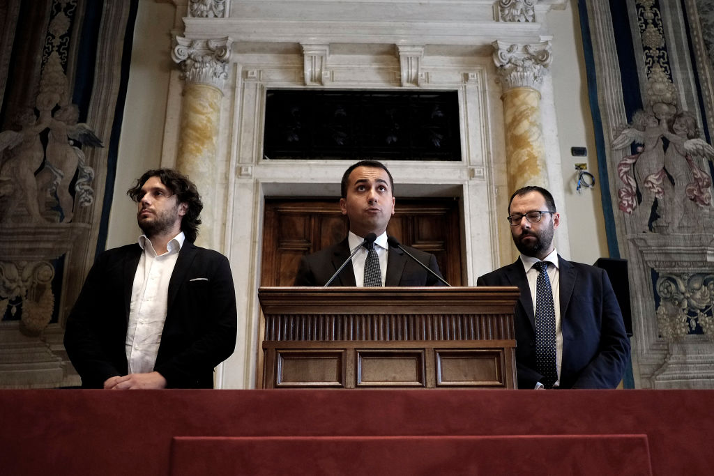 Italian Prime Minister Party Representatives Forming New Government