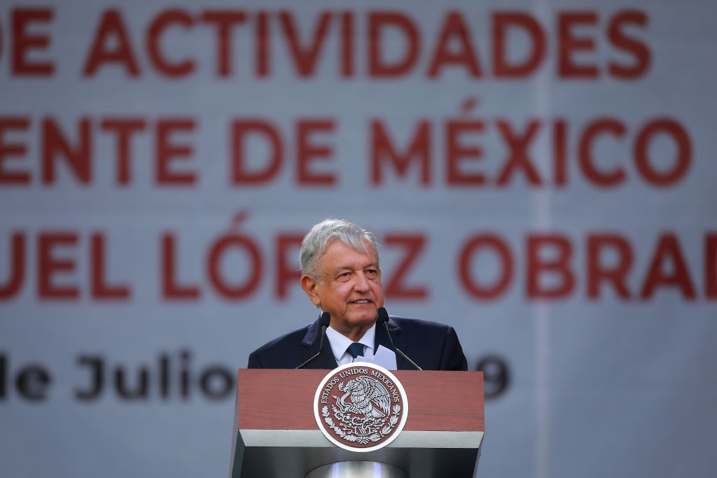 López Obrador Celebrates First Year In Presidency