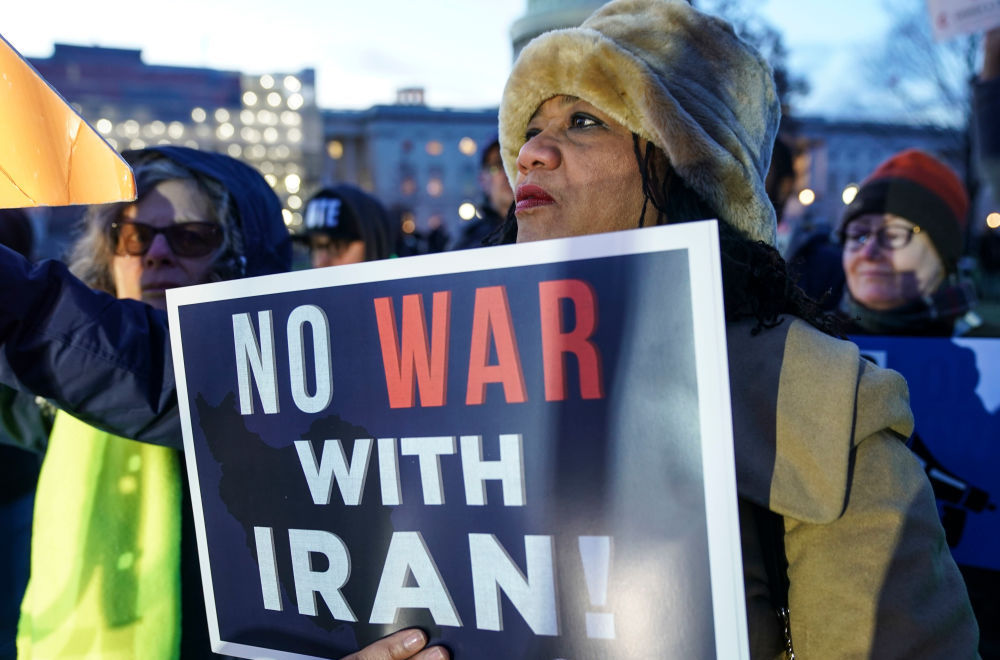 "No War With Iran" Rally At U.S. Capitol