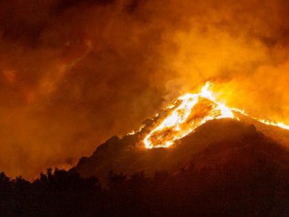 "Extreme" Santa Ana Winds Spark New Wildfires In Southern California