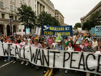 Thousands Of Anti War Protestors March On Washington