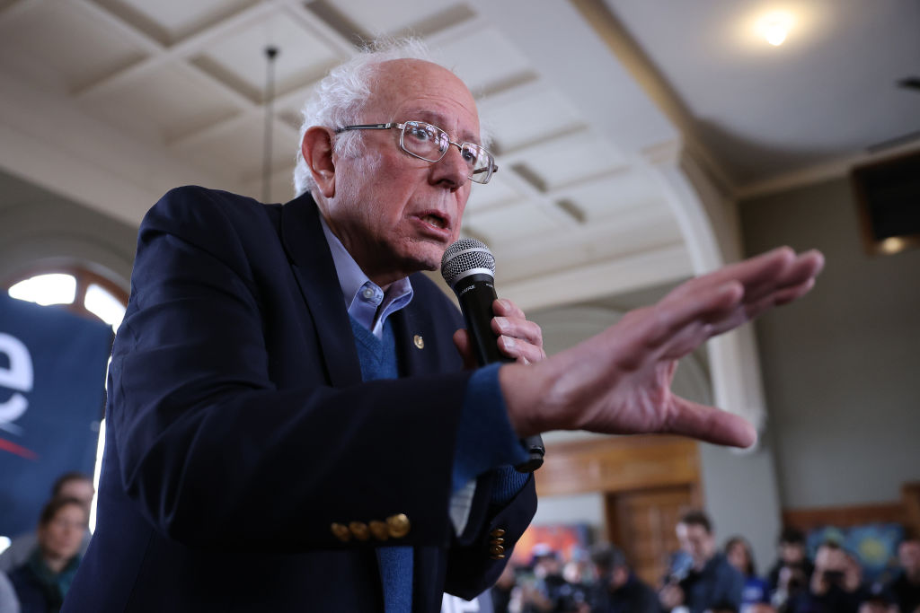 Presidential Candidate Bernie Sanders holds Town Hall In Perry, Iowa