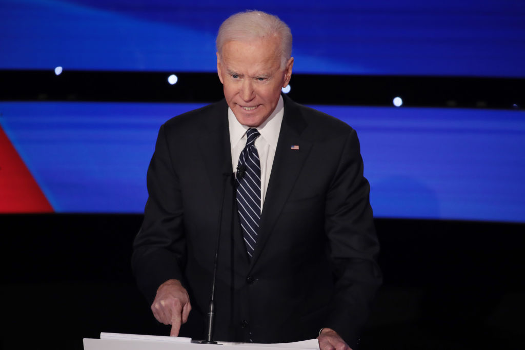 Democratic Presidential Candidates Participate In Presidential Primary Debate In Des Moines, Iowa