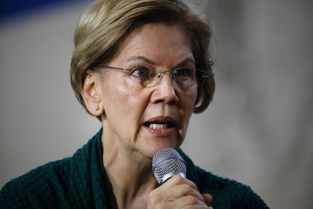 Presidential Candidate Elizabeth Warren Holds Town Hall In Des Moines
