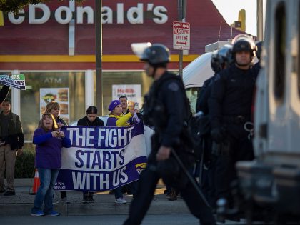 Workers Across The Country Demonstrate For Higher Minimum Wage