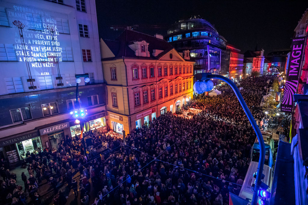 Prague Commemorates 30th Anniversary Of Velvet Revolution
