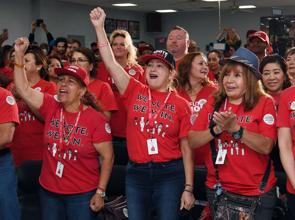 Nevada Senate Candidate Jacky Rosen Rallies With Union Members At Canvass Launch