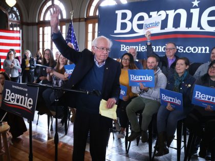 Presidential Candidate Bernie Sanders holds Town Hall In Perry, Iowa