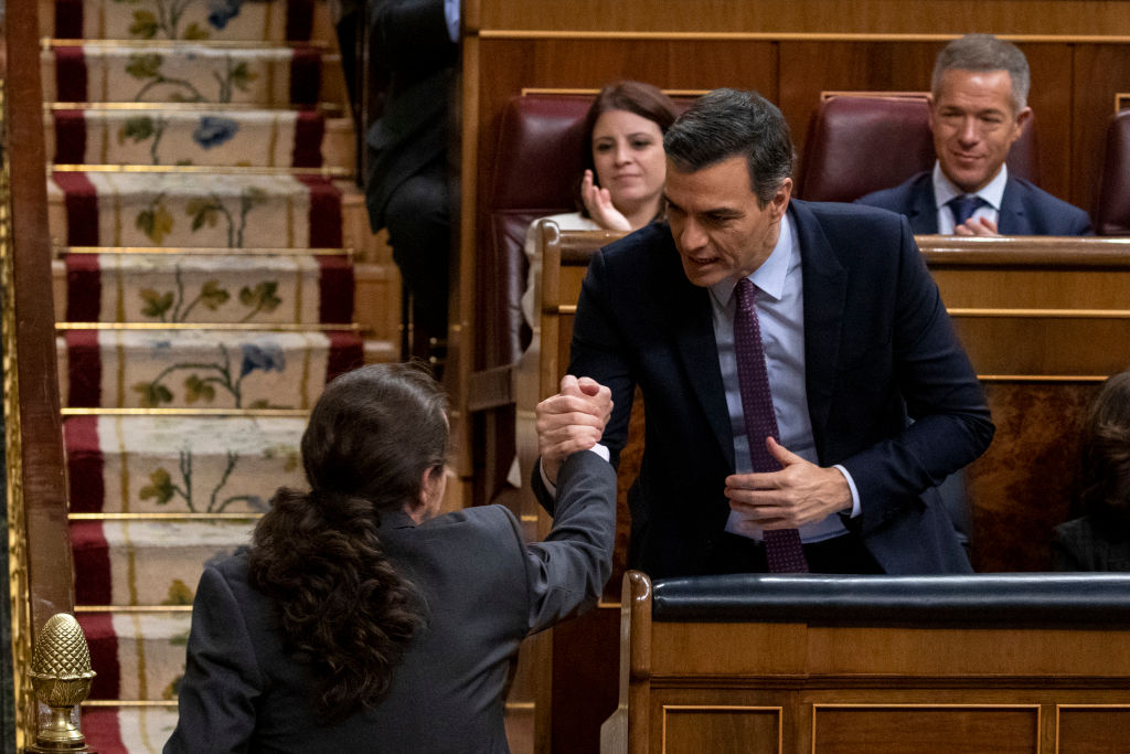 Spanish Parliament Holds Pedro Sanchez Investiture Debate