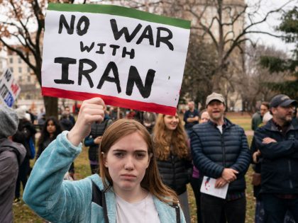 Anti-War Protestors Rally At The White House As Conflict With Iran Escalates