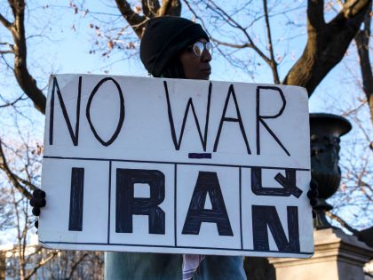 Anti-War Protesters Demonstrate Against Escalation Against Iran