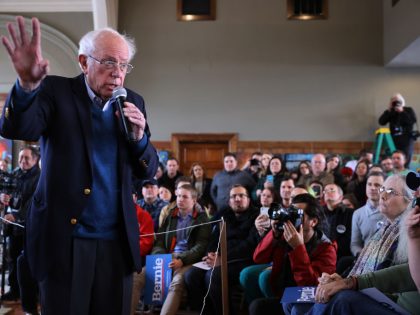 Presidential Candidate Bernie Sanders holds Town Hall In Perry, Iowa