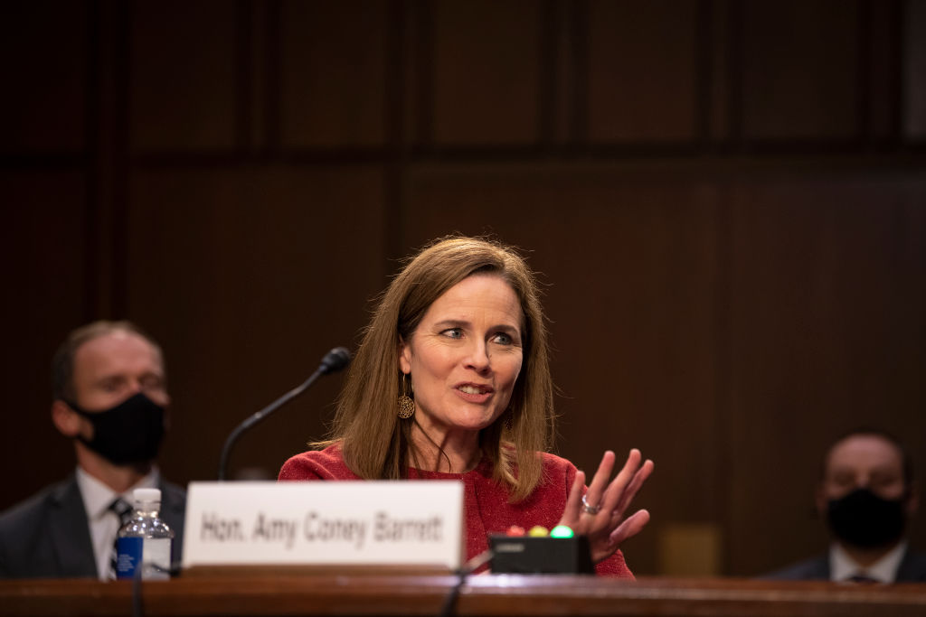 Senate Holds Confirmation Hearing For Amy Coney Barrett To Be Supreme Court Justice