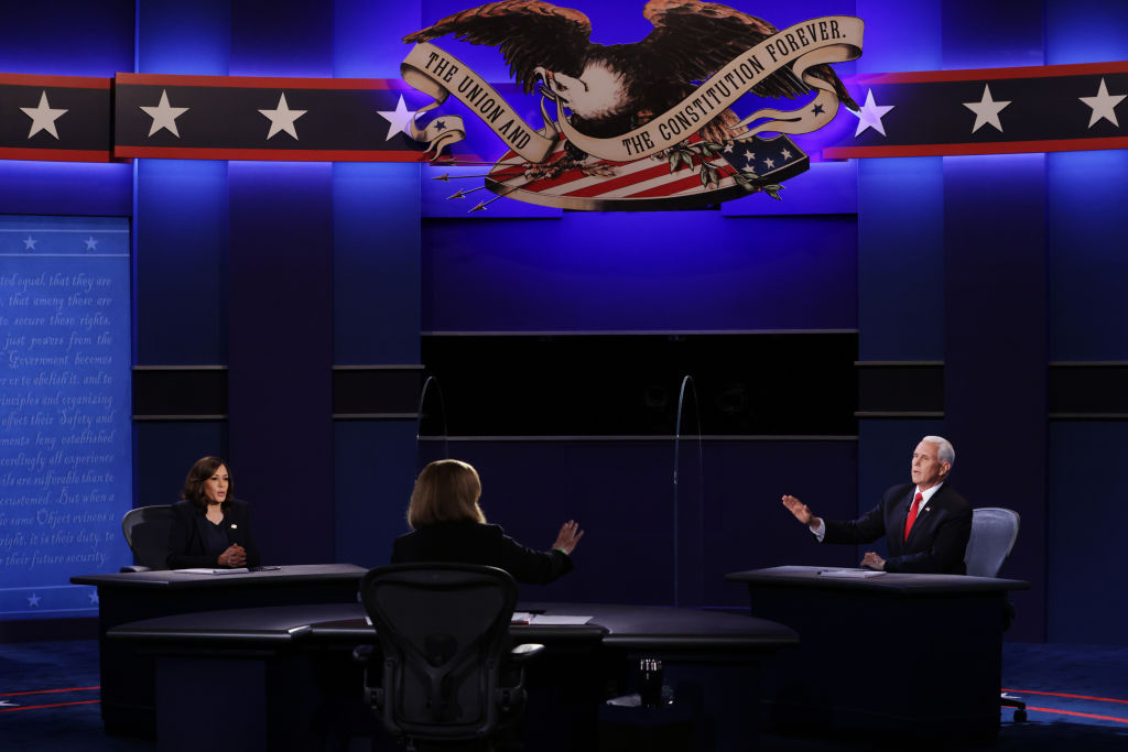 Mike Pence And Kamala Harris Take Part In Vice Presidential Debate