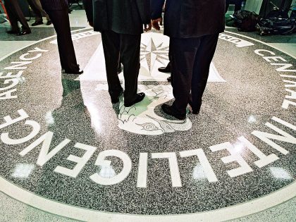 President Bush Tours CIA Headquarters