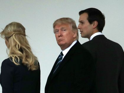 President Trump, First Lady, And Son Barron Depart White House En Route To Mar-a-Lago For Weekend