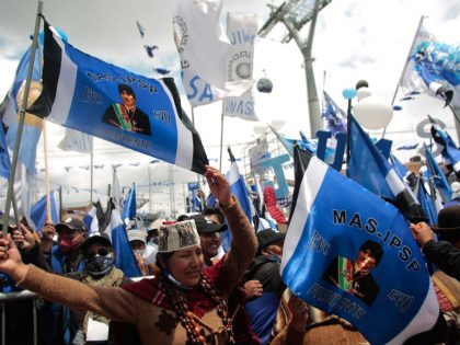 Candidate Luis Arce Closing Rally Ahead of Presidential Elections