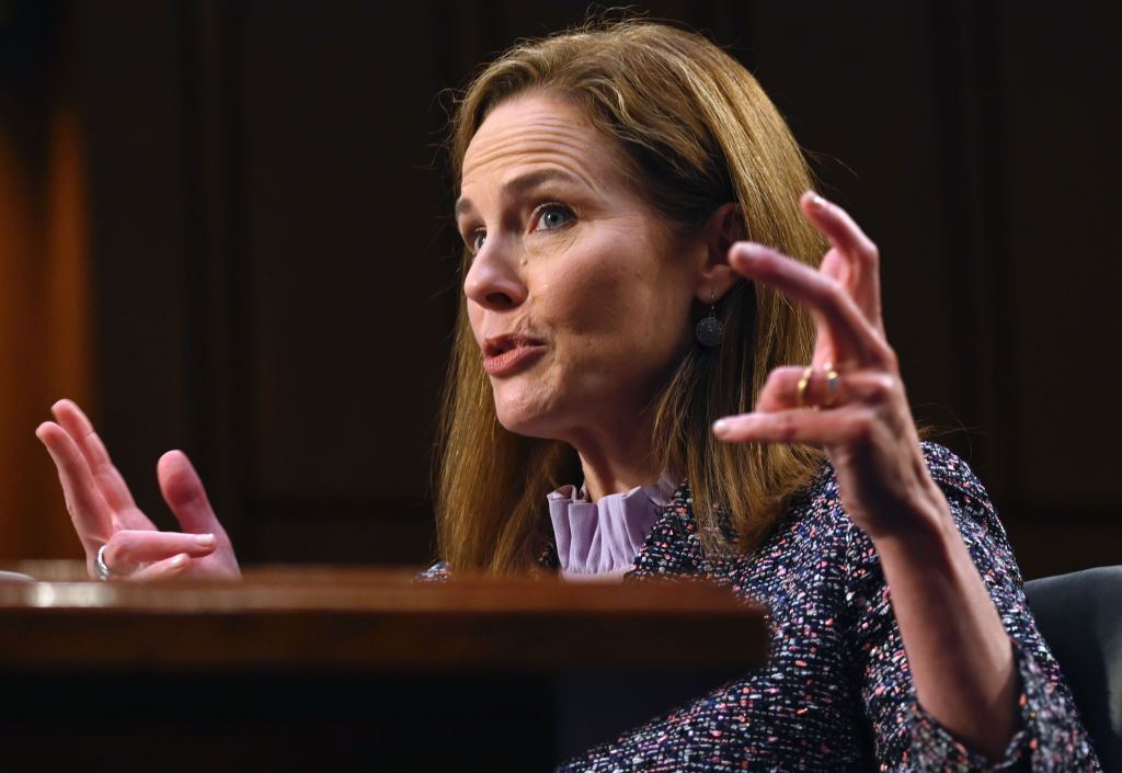 Senate Holds Confirmation Hearing For Amy Coney Barrett To Be Supreme Court Justice