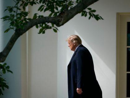 President Trump Departs White House For New Jersey