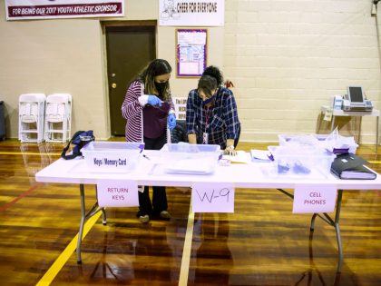 Across The U.S. Voters Flock To The Polls On Election Day