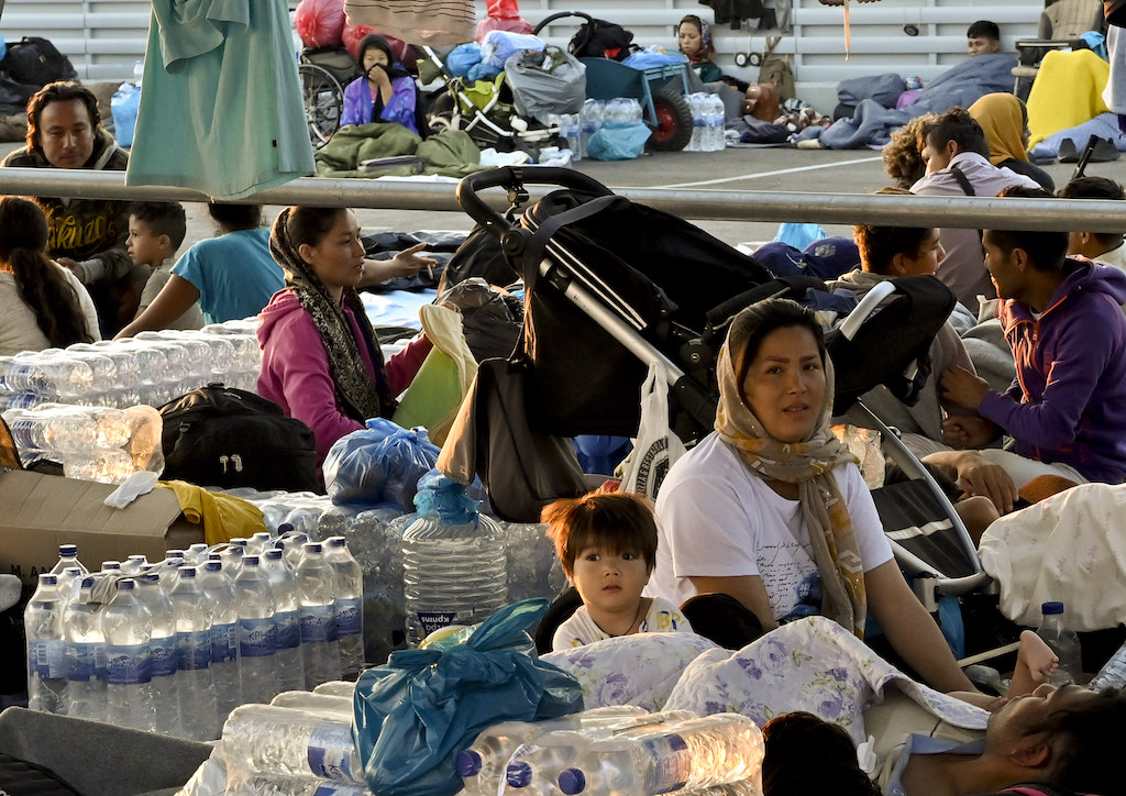 Thousands Of Migrants Displaced After Fire In Lesbos Camp
