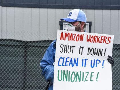 Amazon Workers Strike Outside Staten Island Warehouse On May Day