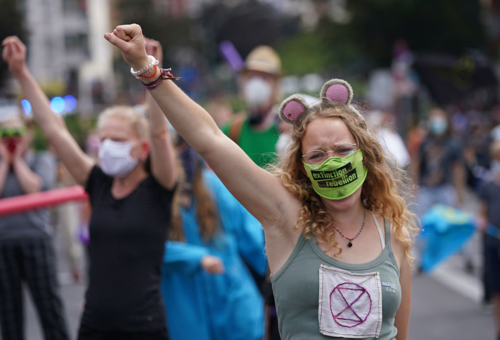 Extinction Rebellion "Discobedience" Dance Protest Against Mass Extinction Of Species