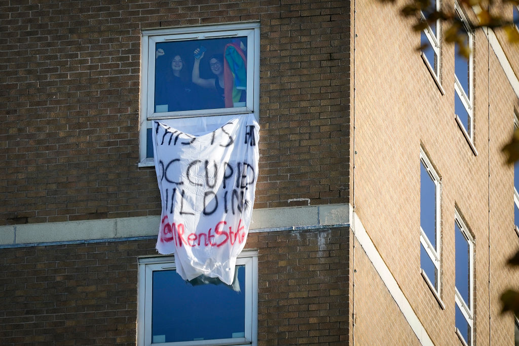 Manchester Uni Students Protest Housing Cost And Conditions