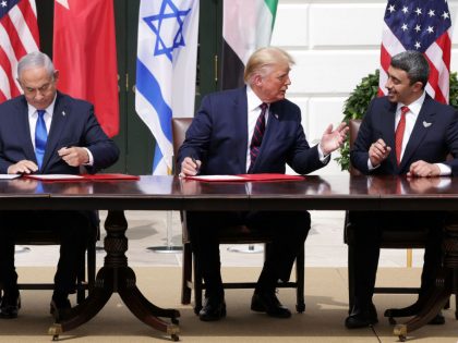 President Trump Hosts Abraham Accords Signing Ceremony On White House South Lawn