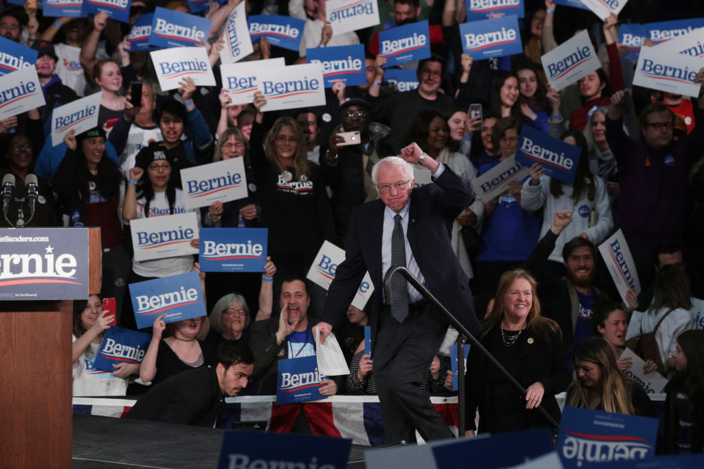Sen. Bernie Sanders Hosts Watch Party On Night Of Iowa Caucus