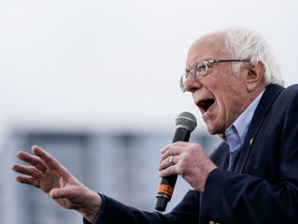 Democratic Presidential Candidate Sen. Bernie Sanders Campaigns In Texas