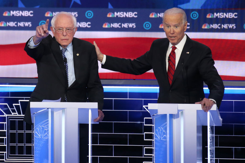 Democratic Presidential Candidates Debate In Las Vegas Ahead Of Nevada Caucuses