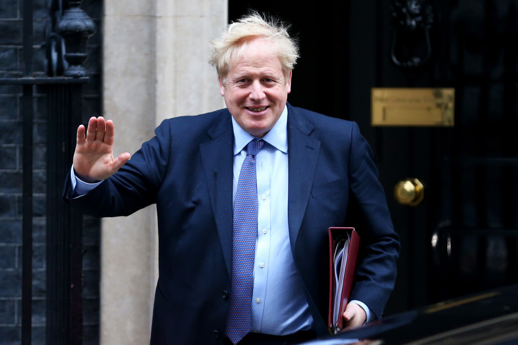 Boris Johnson Attends Prime Ministers Questions