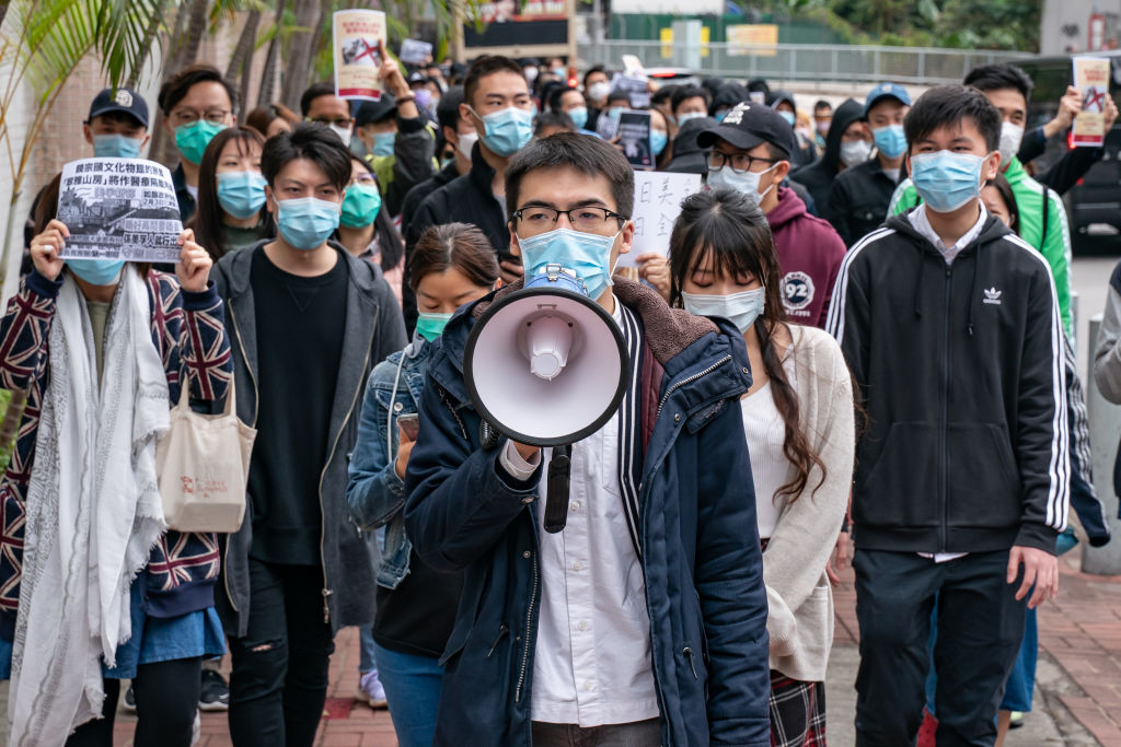 Concern In Hong Kong As The Wuhan Coronavirus Spreads