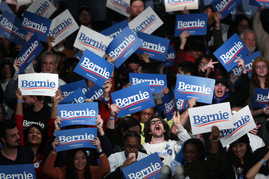 Sen. Bernie Sanders Hosts Watch Party On Night Of Iowa Caucus