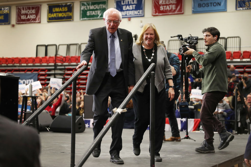 Presidential Candidate Bernie Sanders Campaigns In NH Ahead Of Primary