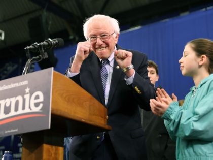 Presidential Candidate Bernie Sanders Holds NH Primary Night Event In Manchester