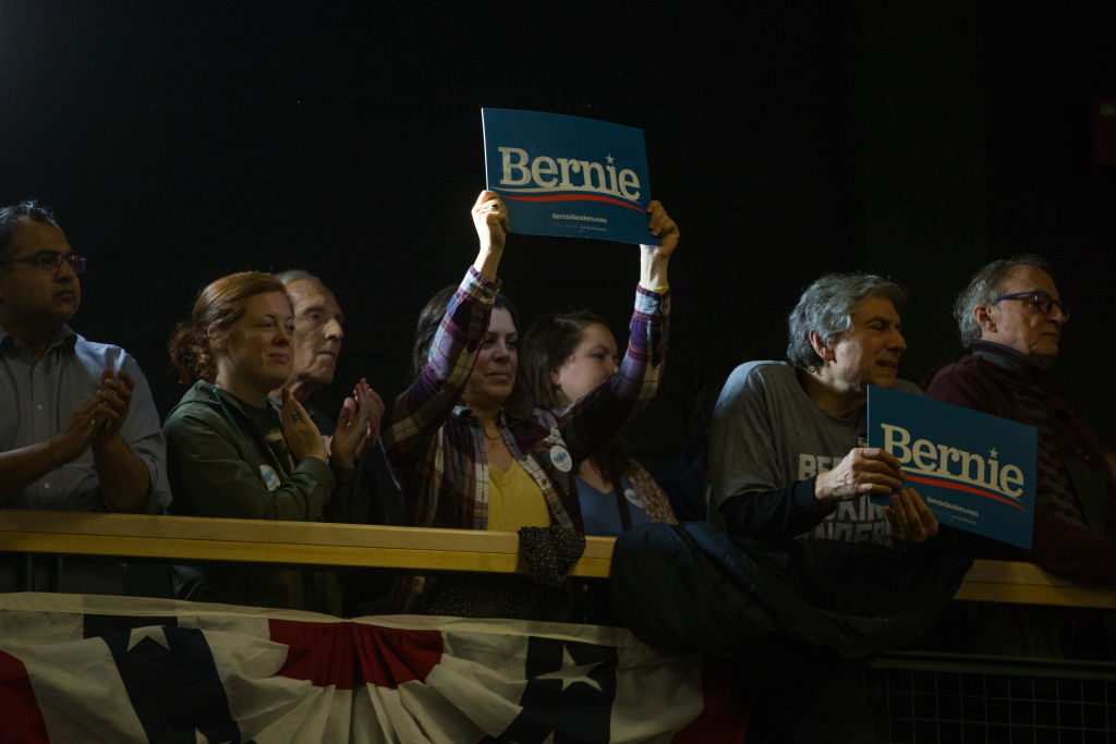 Sen. Bernie Sanders Campaigns For President In New Hampshire With Rep. Ilhan Omar