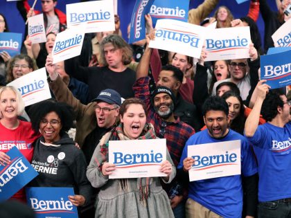 Presidential Candidate Bernie Sanders Holds NH Primary Night Event In Manchester