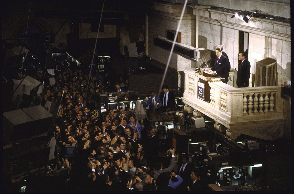 John J. Jr. Phelan;Ronald W. Reagan;Donald T. Regan