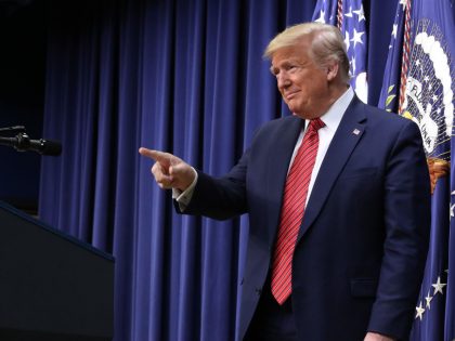 President Trump Delivers Remarks To National border Patrol Council Members